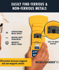 Man using MT6 Pro Deep Scan Metal Detector Handheld Locator For Ferrous And Nonferrous Metals Delivers Real Deal Precision.