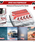 Wireless Magnetic LED Trailer Lights Kit 2 Pack Bluetooth Taillights waterproof in various weather conditions