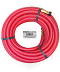 Fifty Foot Rubber Air Hose With Three Eighths Inch Inner Diameter And Brass Fittings For Pneumatic Tools 300 PSI 2