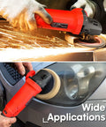 Beast Of A 4-1/2 Inch Angle Grinder With 7.5 Amp Motor 6 Variable Speeds polishing metal and car headlights