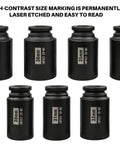 1/2 Inch Deep 6-Point Impact Socket Set For Axle Nuts 29mm-38mm, 9-Piece Cr-Mo Chrome Molybdenum Steel With Black Phosphate Finish