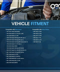 Vehicle fitment guide for OEG parts with engine compatibility list for Mercruiser and Volvo Penta, 2000s models display.