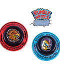 Rumble Wheels Lightning Strikers Rip Cord Racing Tires 2 Pack High Speed Launcher Toy With Light Up Spinning Wheels, Thunder Hawk and Street Warrior designs