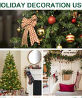 Decorated Christmas tree, fireplace stocking, holiday decor with Heavy Duty Zip Ties Set 4 8 12 Inch Premium Nylon Cable Ties