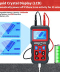 Underground Cable Locator and Wire Tracker NF826 showing LCD display, rechargeable battery indicator, and control buttons.