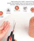Copper Mesh Rodent Control Roll 5 Inch By 35 Feet Copper Wire Screen For Mice And Rats Bat And Snail Barrier DIY Blocker