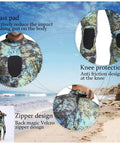 Dope 3mm Camo Neoprene Wetsuit For Men And Women Unisex OnePiece Dive Skin with breast pad, knee protection, zipper design