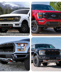 Tow Hook Covers For Ford F150 2004 Through 2026 Bronco Base Big Bend Outer Banks 2021 Through 2026 And Toyota Tundra 2017 Through 2021 Compatible Accessories Red on various Ford trucks