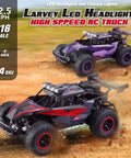 Beast Mode One Sixteen Scale Off Road RC Monster Truck With Twenty Kmph Top Speed LED Headlights And Chassis Lights 2.4GHz Remote