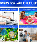 Water Hardness Test Strips Kit 150 Strips For Home, Aquarium, Pool, And Spa, Easy 15 Second Hard Water Test With Color Chart, 0 To 425 Ppm Range, Fast Reliable Results for multiple uses.