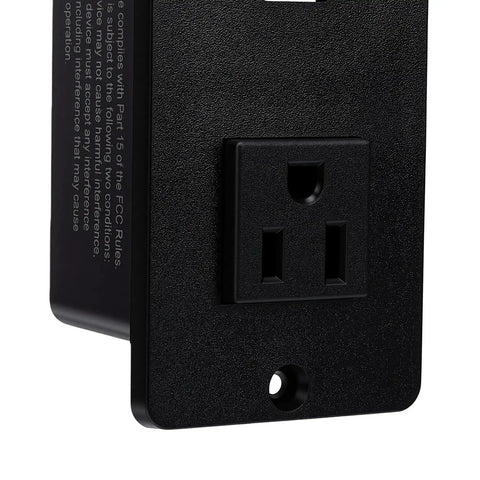 Absolute Game Changer Flush Mount Power Outlet With Dual Usb Charging And A Rock Solid Fireproof Shell Designed For Everyday Home Upgrades That Just Hits Different, black recessed outlet.