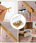 Step-by-step guide to using Heavy Duty Plastic Drawer Glide Pads Fix Sticky Dresser Slides With No Sweat Bottom Mount Furniture Runners 16 Pack.