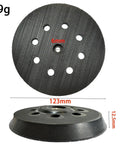 Snap-On Five Inch Orbital Sander Replacement Pad Set With Strong Hook Loop Grip For Smooth Sanding And Polishing On SXE325 425 Models Power Tool Accessory, 123mm diameter