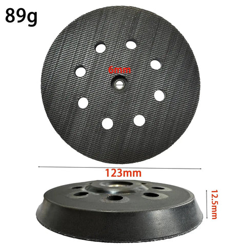 Snap-On Five Inch Orbital Sander Replacement Pad Set With Strong Hook Loop Grip For Smooth Sanding And Polishing On SXE325 425 Models Power Tool Accessory, 123mm diameter