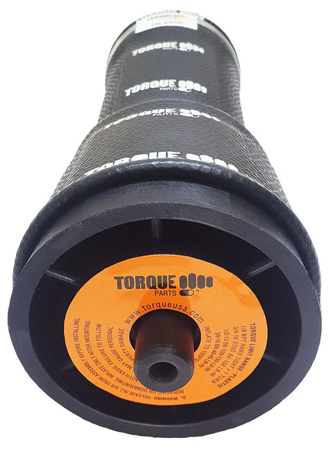 2 Pack Cab Sleeper Air Spring Bags For Volvo Trucks Replacement 1S6-058 Goodyear 21165209 20462624 Truck Grade Lift Bags With Extended 10.8 Inch Height And 4.1 Inch Collapse Leak Tested For Smoother Ride. Black air spring bag with orange mounting plate