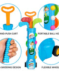 Toddler Golf Club Set With Pull Cart For Little Pros Ages One To Five Includes Super Lightweight Gear And Soft Ball, showing clubs and cart features.