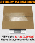 Packaging of Beefy Heavy Duty D Style Trailer Spindle Nuts And Retainers Kit weighing 317.2g on scale