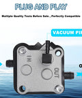 Top view of the Outboard Fuel Pump Kit For 30-300HP Two-Stroke Marine Engines Replacement Pump 98766-C1 Z789 with labels.