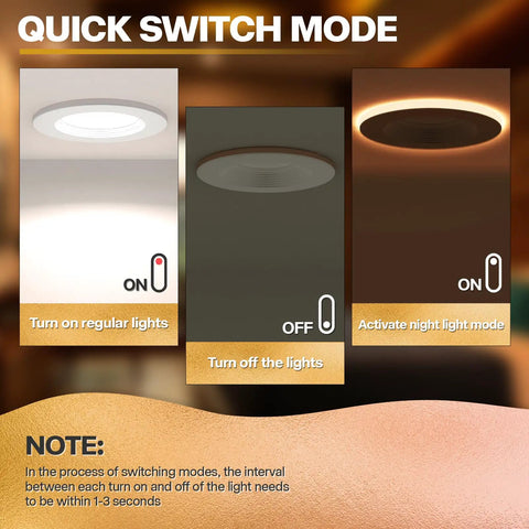 12 Pack 5 By 6 Inch Led Recessed Can Lights Featuring 5Cct Tunable Whites And Soft Amber Night Glow Sleek Metal Housing No Fuss Retrofit Upgrade For Bedroom Chill Vibes Or Lounge Ambiance Solid Build