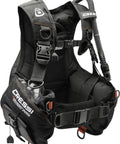 Start Pro 2.0 Scuba BCD Jacket For Adult Unisex XS Black Red with 1000 Denier Cordura exterior, front view with straps visible