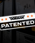 Patented label for Dorman's VVT Adjuster Magnet for GM and Isuzu engines with copper core and strong center tube.