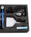 Complete Vacuum Filtration Kit With 1000mL Filtering Flask Hand Vacuum Pump Buchner Funnel Filter Papers Tubing And Stopper