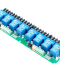 8 Channel Relay Module With Optocoupler Isolation For PLC Automation Control High Low Level Triggering 30A Load