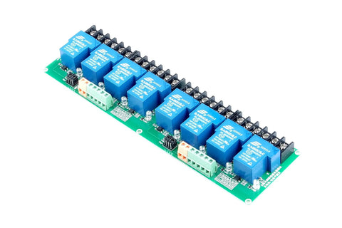 8 Channel Relay Module With Optocoupler Isolation For PLC Automation Control High Low Level Triggering 30A Load