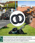 Two Pack 3.50-8 Inner Tubes With TR-87 Valve Stem For Small Utility Equipment, Fits 8-Inch Rims, perfect for lawn mowers