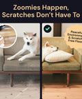 Non Slip Rubber Furniture Pads 3 Inch By 3 Inch Set Of 4 Brown Floor Protectors For Hardwood Floors And Chairs Grippers And Rubber Feet For Furniture Keeps Floors From Slipping Or Scratches For Easy Living on sofa legs to prevent scratches.