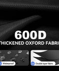600D Oxford fabric for Collapsible Folding Wagon With 180lb Capacity Lightweight Utility Cart, waterproof and double-layered.