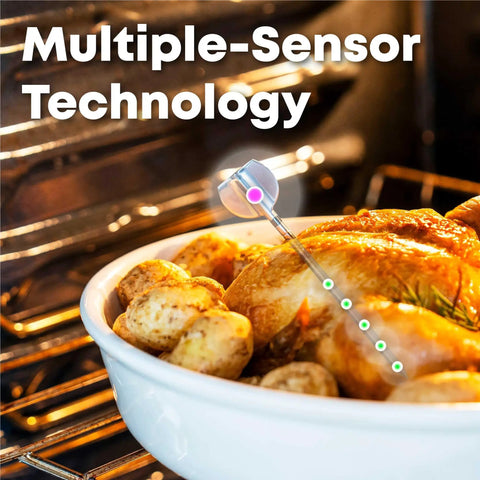 ProTemp 2 Plus Wireless Meat Thermometer With Temperature Controller in roasted chicken in oven