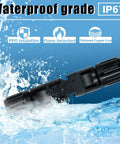 24 Pack Solar Panel Cable Connectors, Male And Female IP67 Waterproof, close-up of connector with water resistance details