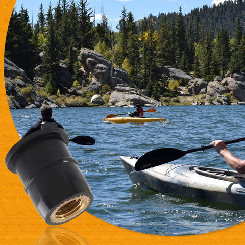 12 Pairs M6 Rubber Well Nuts Neoprene Expansion Kit With Brass Nuts And Stainless Steel Pozi Screws for kayak sealing holes
