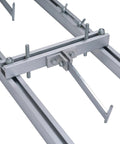 9 Foot Rail Mill Guide System With Aluminum Profiles And Nail Clamps, showing aluminum profiles and nail clamp details