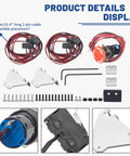 Limit Switch Kit With Emergency Stop For CNC Routers Featuring 6 Micro Switches 2 Pin Connector 80cm Cable displayed with components