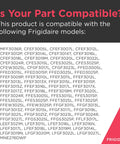 Compatibility list for Replacement Oven Door Handle 316545301 For Gas Ranges And Stoves, white finish, durable metal