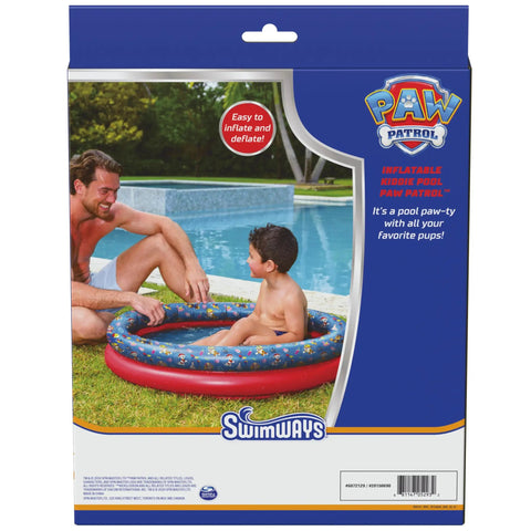Paw Patrol Themed Kiddie Pool For Backyard Fun Inflatable Above Ground Pool For Kids Aged 3 Plus Durable Summer Splash Toy
