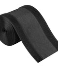 Black carpet cord cover cable protector on a roll showing hook and loop design for commercial office carpet, 9.84 ft in length.