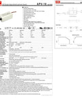 Slick 24V DC LED Power Supply Driver With Bulletproof Class 2 Safety, specifications and dimensions on display.
