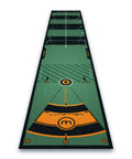 Golf Putting Training Mat 10 Foot Classic Green with alignment aids for eye positioning and stroke rhythm home practice