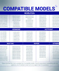 Compatible models list for Must Have Dryer Drum Belt And Pulley Kit For Kenmore Whirlpool Dryers