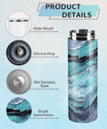 4 Pack White 20 Oz Sublimation Stainless Steel Tumblers With Sippy Lid And Straw, Heat Press Ready, product details