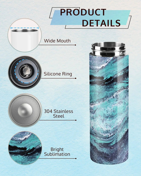 4 Pack White 20 Oz Sublimation Stainless Steel Tumblers With Sippy Lid And Straw, Heat Press Ready, product details