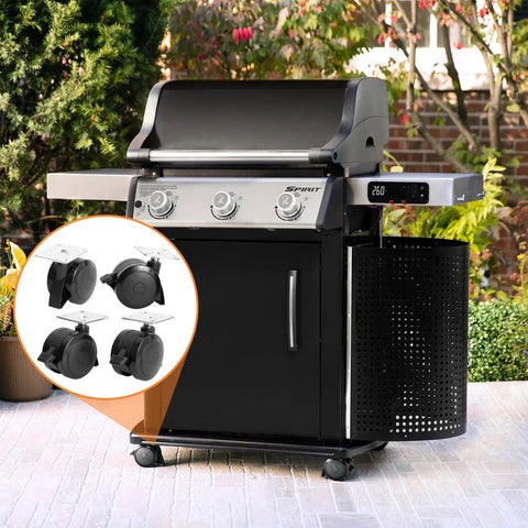 Level Up Your Weekend Cookout Routine With These Hella Durable Locking Casters Optimized For Up Front Control Gas Grills.