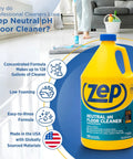 Neutral PH Industrial Floor Cleaner Concentrated Pro Grade Formula For All Surfaces No Rinse Needed Cleans Marble Granite