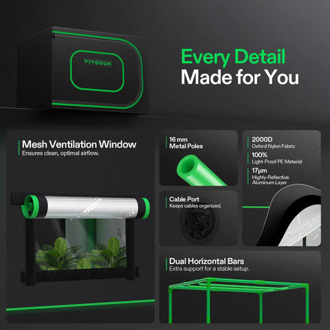 All In One Indoor Plant Propagation Kit With 24x16x20 Clone Tent, Four T5 Full Spectrum Grow Lights, Seed Starter Tray, Heat Mat, Humidifier, And Clip Fan For Easy Germination And Cloning