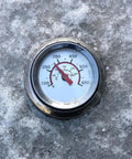 Lid Temperature Gauge Replacement For Grill Thermometer G432-8L00-W1 Easy Swap For 4 And 6 Burner Advantage Series Grills 2015 And Newer And Tru Infrared 2 Burner Models With Three Eighths Inch Hole, round metal gauge