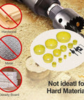 16 Piece Hole Saw Kit With High Speed Steel Cutting Tools Made For Electricians And Workshop Pros Who Wanna Cut Cleanly Through Wood And Metal Without Breaking A Sweat Or Spending All Day On The Job. HSS hole saw set with drill bits for wood, metal, and drywall