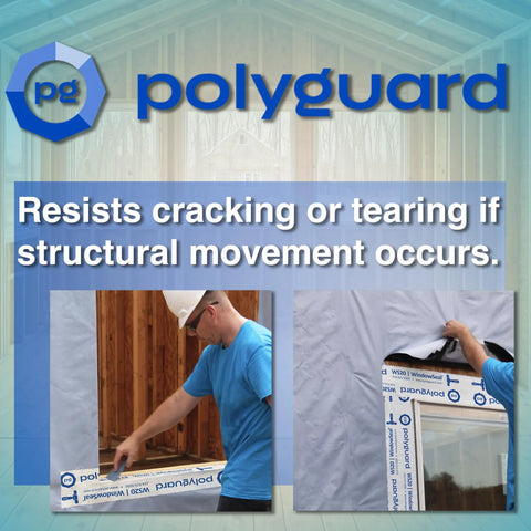 Window And Door Flashing Tape That Self Adheres For A Tight Weatherproof Seal On Frames And Seams 4 inch by 100 foot roll